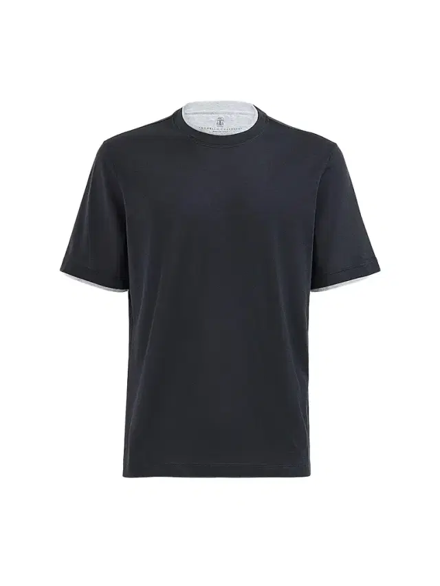 Brunello Cucinelli Men's Silk and Cotton Lightweight Jersey Crew-Neck T Shirt