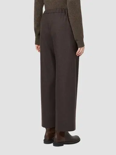 Max Mara Women's Stretch Wool Joggers Style Trousers | Thumbnail 4 Max Mara Women's Stretch Wool Joggers Style Trousers | Thumbnail 4