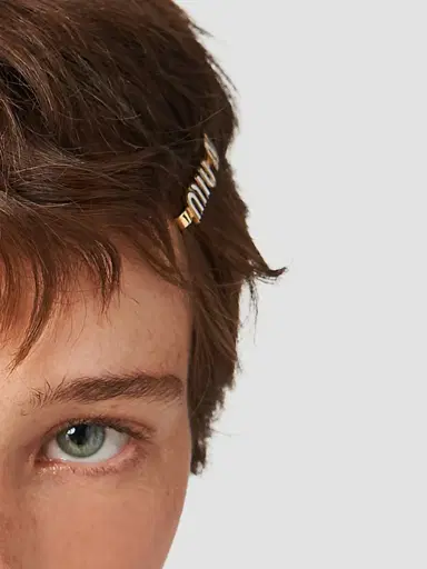 Miu Miu Women's Enameled Metal Hair Clip | Thumbnail 2