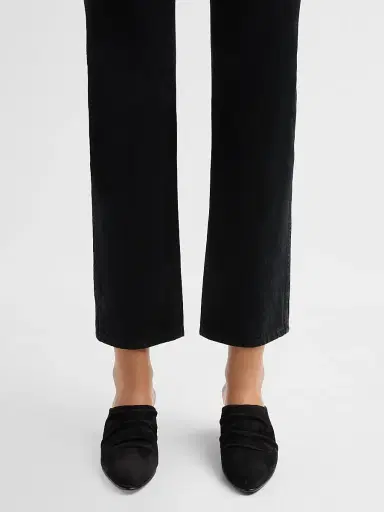PEDRO GARCIA Women's Helenka 30MM Ruched Suede Mules | Thumbnail 2 PEDRO GARCIA Women's Helenka 30MM Ruched Suede Mules | Thumbnail 2