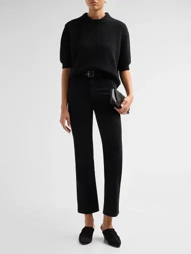 PEDRO GARCIA Women's Helenka 30MM Ruched Suede Mules | Thumbnail 3 PEDRO GARCIA Women's Helenka 30MM Ruched Suede Mules | Thumbnail 3