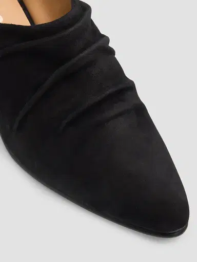 PEDRO GARCIA Women's Helenka 30MM Ruched Suede Mules | Thumbnail 5 PEDRO GARCIA Women's Helenka 30MM Ruched Suede Mules | Thumbnail 5