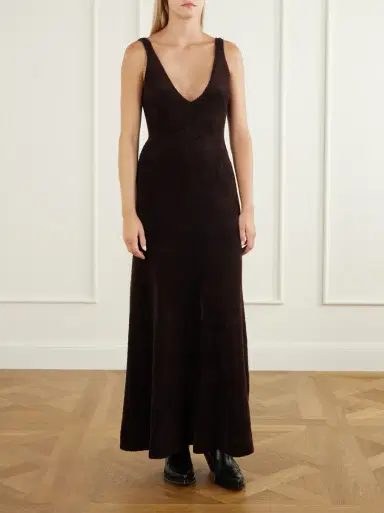 Gabriela Hearst Lady Hall plush cashmere and silk-blend maxi dress | Thumbnail 2
