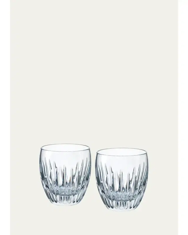 Baccarat Massena Double Old-Fashioneds, Set of 2