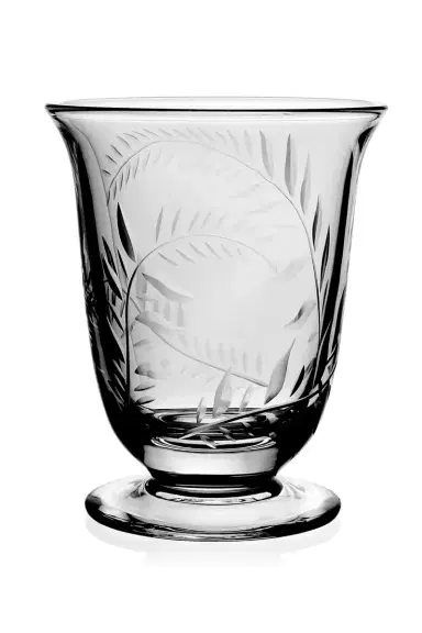 William Yeoward Crystal Jasmine Etched Glass Flower Vase - 6" | Thumbnail 2