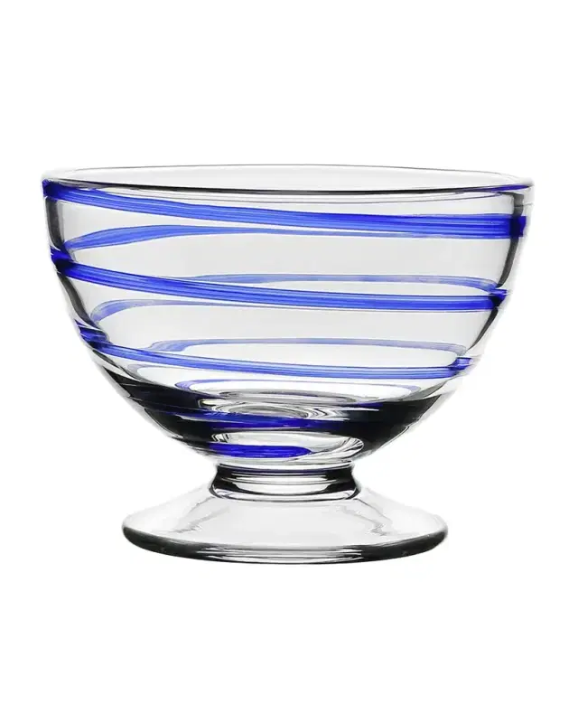 William Yeoward Crystal Bella Blue Nut Bowl