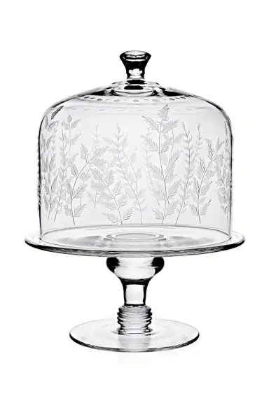 William Yeoward Crystal Fern Cake Stand & Dome | Thumbnail 2