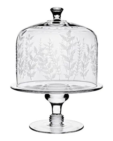 William Yeoward Crystal Fern Cake Stand & Dome | Thumbnail 1