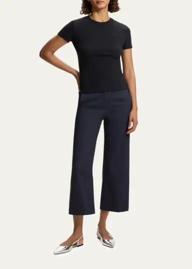 Theory Tiny Tee 2 Nebulous Organic Cotton Top | Thumbnail 2