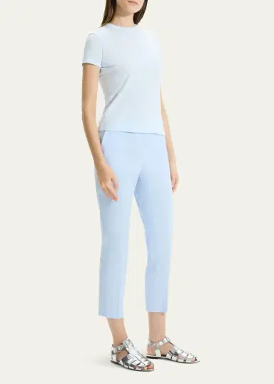 Theory Tiny Tee 2 Nebulous Organic Cotton Top | Thumbnail 12