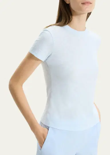 Theory Tiny Tee 2 Nebulous Organic Cotton Top | Thumbnail 13