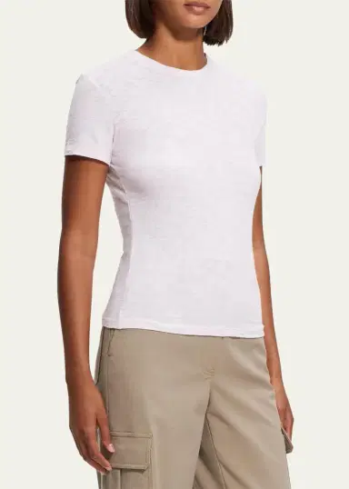 Theory Tiny Tee 2 Nebulous Organic Cotton Top | Thumbnail 19