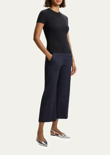Theory Tiny Tee 2 Nebulous Organic Cotton Top | Thumbnail 4