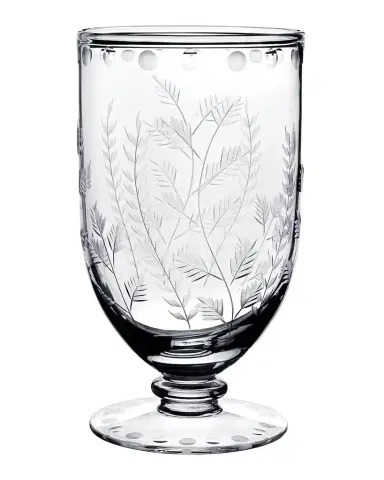 William Yeoward Crystal Fern Footed 7" Vase | Thumbnail 1