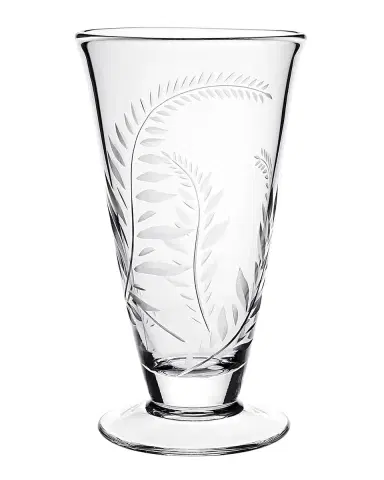 William Yeoward Crystal Jasmine Footed Vase, 9" | Thumbnail 1