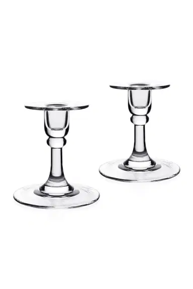 William Yeoward Crystal Classic Candlestick Holder Pair | Thumbnail 2
