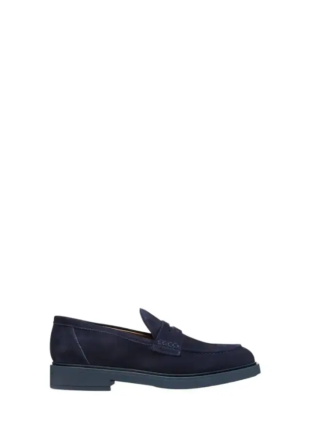 Gianvito Rossi Men's Harris Suede Penny Loafers
