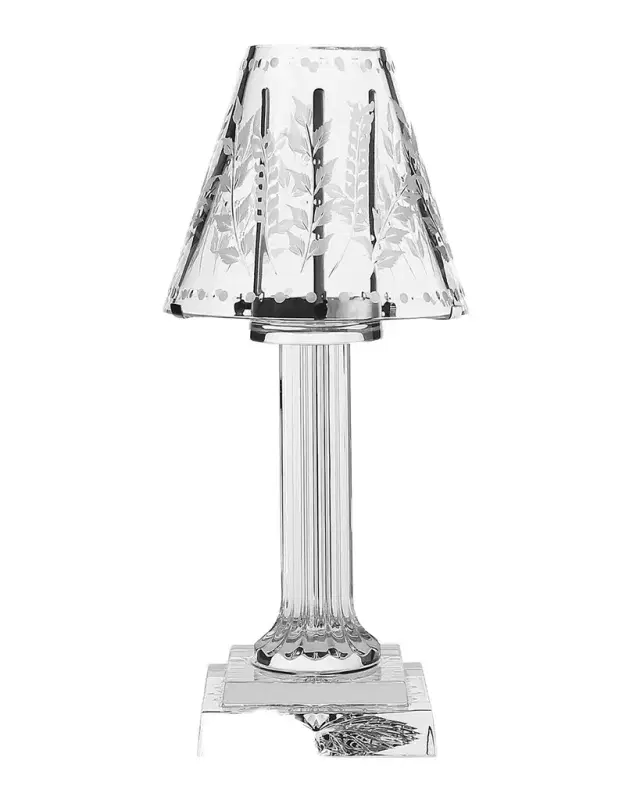 William Yeoward Crystal Fern 12" Candle Table Lamp