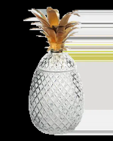 William Yeoward Crystal Isadora 26" Gold Pineapple Limited Edition Centerpiece | Thumbnail 2