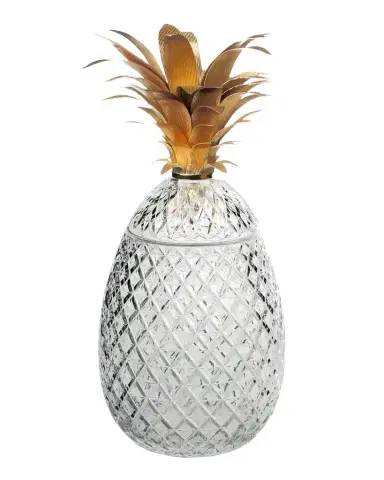 William Yeoward Crystal Isadora 26" Gold Pineapple Limited Edition Centerpiece | Thumbnail 1