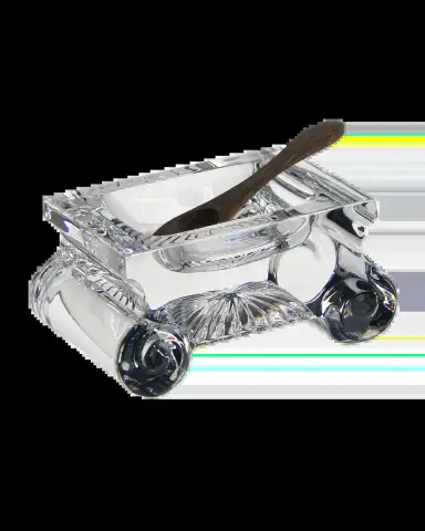 William Yeoward Crystal June Salt Dish with Spoon | Thumbnail 2