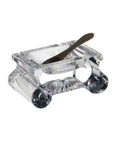 William Yeoward Crystal June Salt Dish with Spoon | Thumbnail 1