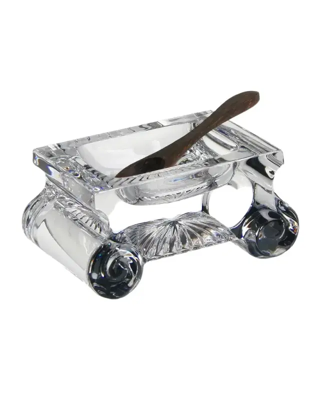 William Yeoward Crystal June Salt Dish with Spoon