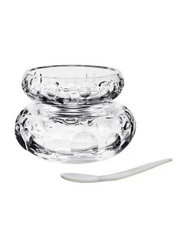 William Yeoward Crystal Caprice Caviar Server For 2 With Spoon | Thumbnail 1 William Yeoward Crystal Caprice Caviar Server For 2 With Spoon | Thumbnail 1