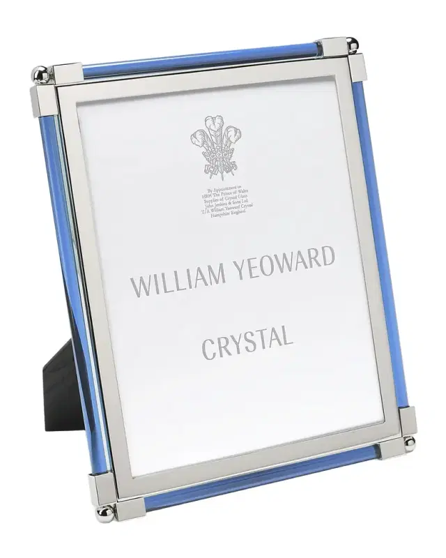 William Yeoward Crystal New Classic Blue Frame, 8 x 10