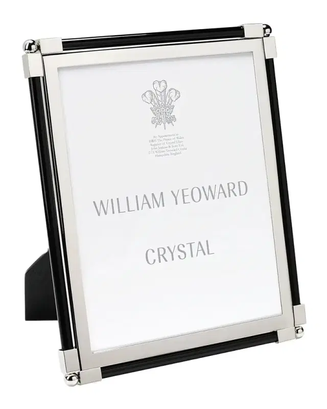 William Yeoward Crystal New Classic Black Frame, 8 x 10