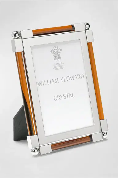 William Yeoward Crystal New Classic Amber Frame, 4 x 6 | Thumbnail 2
