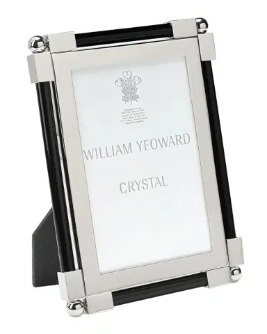 William Yeoward Crystal New Classic Black Frame, 4 x 6 | Thumbnail 1