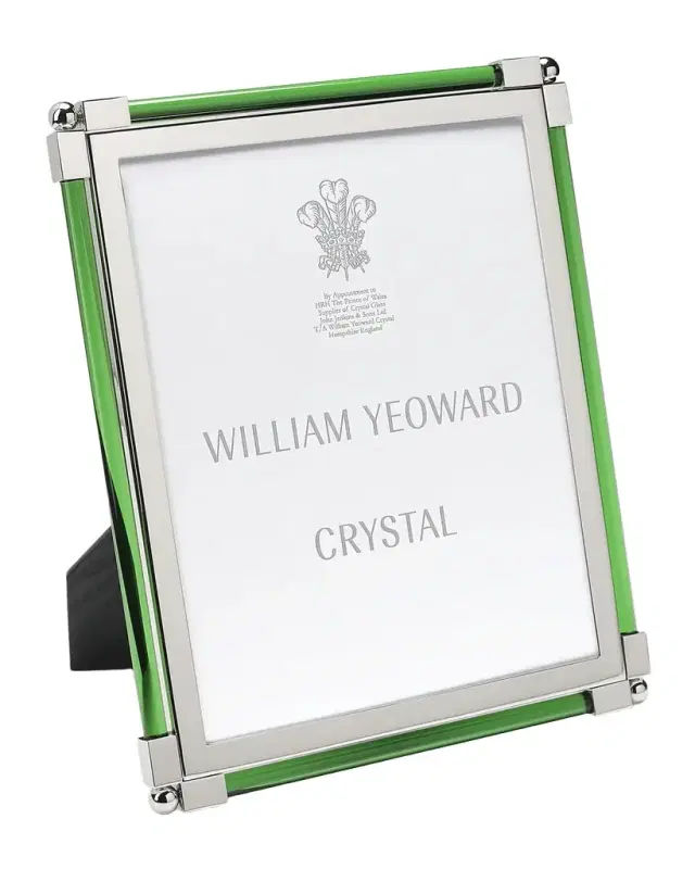 William Yeoward Crystal New Classic Green Frame, 8 x 10