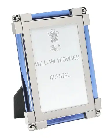 William Yeoward Crystal New Classic Blue Frame, 4 x 6 | Thumbnail 1