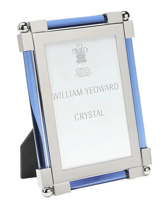 William Yeoward Crystal New Classic Blue Frame, 4 x 6