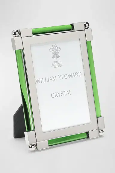 William Yeoward Crystal New Classic Green Frame, 4 x 6 | Thumbnail 3