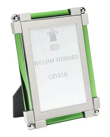William Yeoward Crystal New Classic Green Frame, 4 x 6 | Thumbnail 1