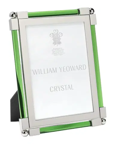 William Yeoward Crystal New Classic Green Frame, 5 x 7 | Thumbnail 1