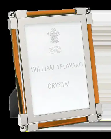 William Yeoward Crystal New Classic Amber Frame, 5 x 7 | Thumbnail 2