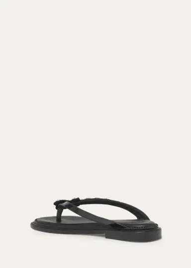 Simone Rocha Flower Embellished Thong Flat Sandals | Thumbnail 4 Simone Rocha Flower Embellished Thong Flat Sandals | Thumbnail 4