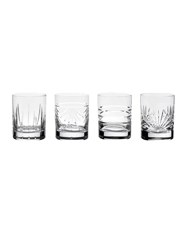 William Yeoward Crystal Dixie Variety Shot Glasses, Set of 4