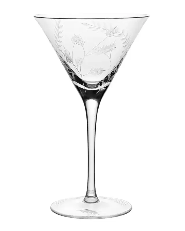 William Yeoward Crystal Daisy B Martini Glass, 5.5 oz.