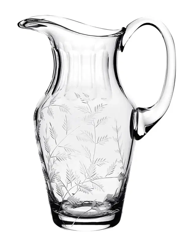 William Yeoward Crystal Fern Tall Pitcher, 44 oz.