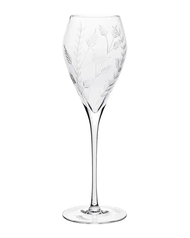 William Yeoward Crystal Daisy B Champagne Flute, 6 oz.