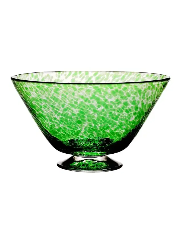 William Yeoward Crystal Vanessa Green 10" Bowl, 72 oz.