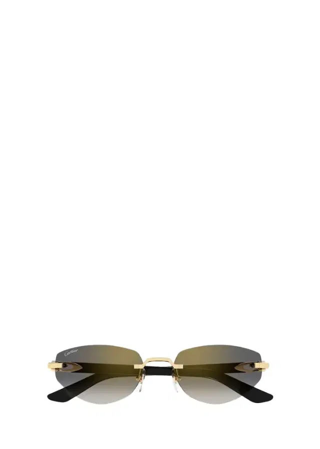 Cartier C Decor Cat-Eye Metal Sunglasses
