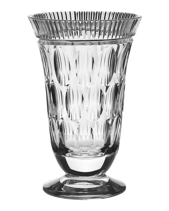 William Yeoward Crystal Kathleen Footed Vase, 6"
