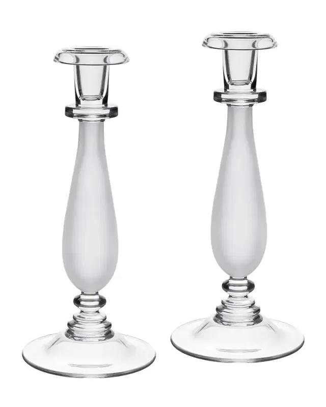 William Yeoward Crystal Astrid Candlesticks, Set of 2