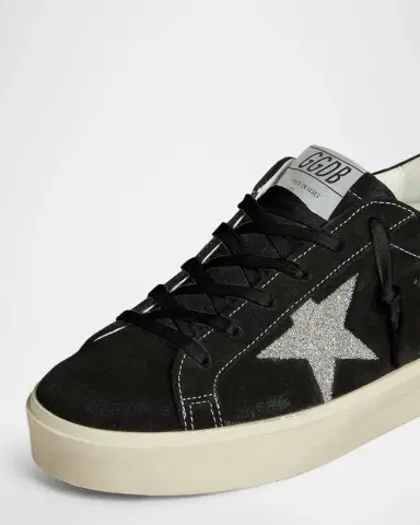 Golden Goose Hi Star Suede Swarovski Low-Top Sneakers | Thumbnail 3
