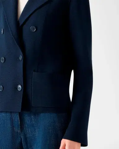 Akris punto Stretch Wool Cardigan-Style Jacket | Thumbnail 5